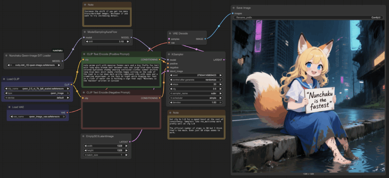 Qwen Image Nunchaku量化ComfyUI-SODOS官网